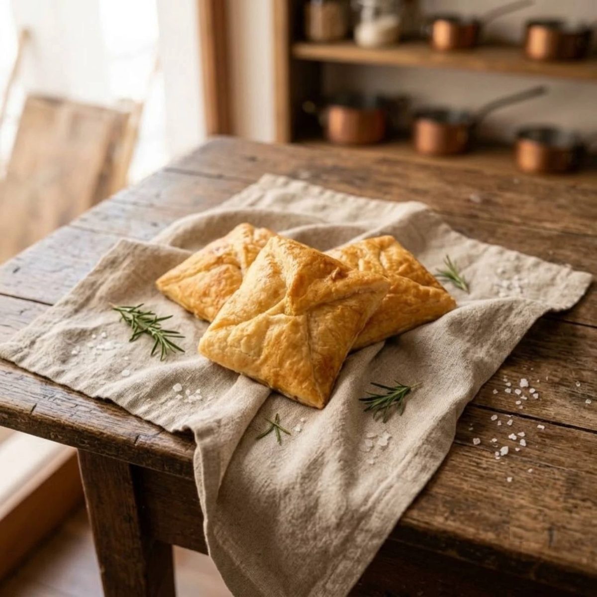 Хачапури с сыром и зеленью